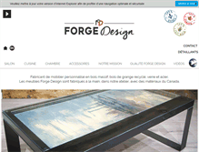 Tablet Screenshot of forgesdesign.com